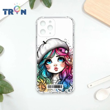 TRON IPhone 11 PRO 嘟嘴小女孩 四角防摔載具殼 軟殼 手機殼