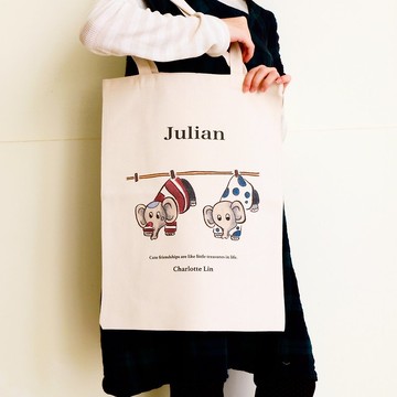 【Charlotte Lin 林曉柔】帆布包・懶洋洋的時光款