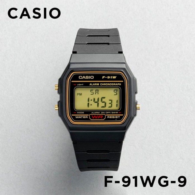 10年保証 日本未発売 CASIO STANDARD カシオ スタンダード F-91WG-9