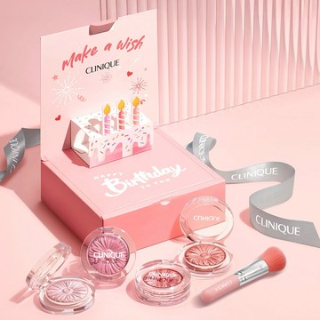 快速出貨【CLINIQUE 倩碧】小花腮紅生日快樂禮盒  🎁  射手座生日禮物  ♐️  送女友 生日禮物推薦