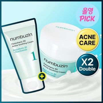numbuzin No.1 Pantothenic B5 Active Soothing Cream 80ml Duo Set