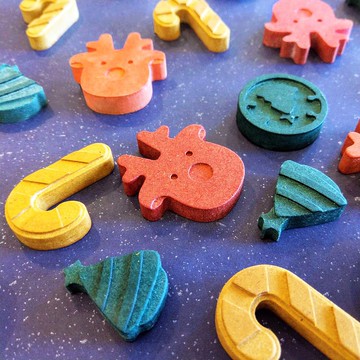 聖誕造型小磁鐵-麋鹿/聖誕樹/拐杖糖