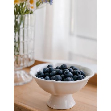 高腳茶點盤冷涼菜盤禪意精致點心小吃高足果盤酒店創意雪糕碗餐具