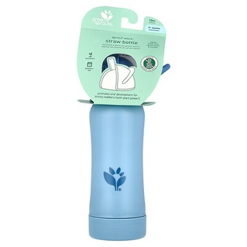 Green Sprouts, Sprout Ware®，吸管瓶，9 個月以上，藍莓，10 盎司（295 毫升）