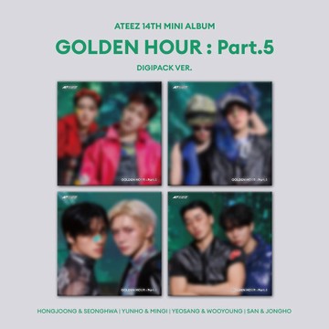 [Random] ATEEZ - 14th Mini Album [GOLDEN HOUR: Part.5] (Digipack Unit ver.)