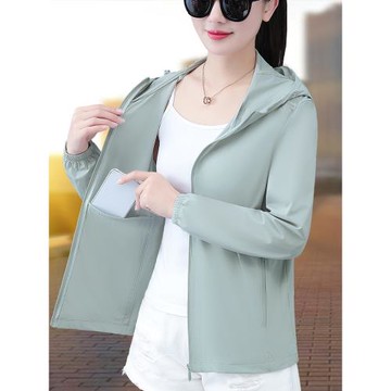 (免運)冰絲防曬衣女款夏季2025新款防紫外線寬松速干休閑防曬服薄款外套