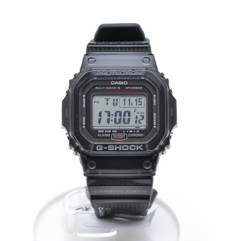 CASIO カシオ 電波ソーラーデジタル腕時計 G-SHOCK カーボン