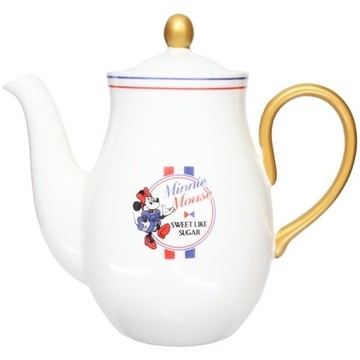 【震撼精品百貨】Micky Mouse_米奇/米妮 ~日本迪士尼DISNEY 米妮陶瓷茶壺-經典三色*26939