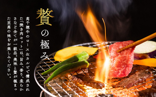 高千穂牛 焼き肉セット(ロース・カルビ各250g)