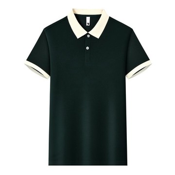 華夫格速乾拼色翻領T恤 翻領Polo 時尚經典商務Polo 工作衣服 工作Polo 吸濕排汗運動上衣 客製化 公司團體服