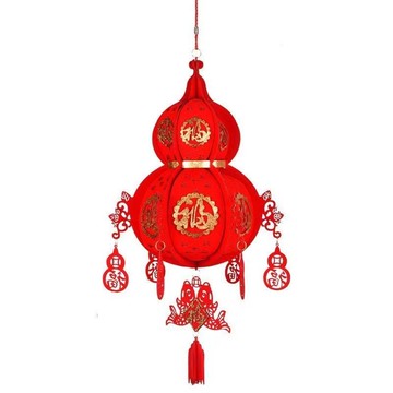 【端午葫蘆掛件】➤ 大紅手工宮燈裝飾燈籠 🏮 五月節商場佈置場景掛飾 | 葫蘆掛件  台灣出貨 🛒 傳統節慶裝飾推薦！
