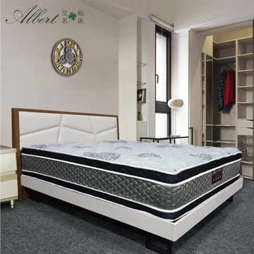 albert 艾柏艾柏 正四線抗菌柔纖3.5尺單人獨立筒床墊(3.5x6.2尺)
