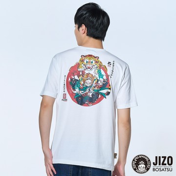 【買1送1】虎年限定-吉祥白虎短TEE(白)-BLUE WAY 地藏小王