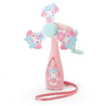 美樂蒂Melody 手動風扇，手搖風扇/USB風扇/復古手搖風扇/省力手搖風扇/安全風扇/手持風扇/環保風扇/手壓風扇/手搖扇，X射線【C951217】