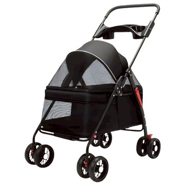 高精寵物 寵物推車  黑色  1個