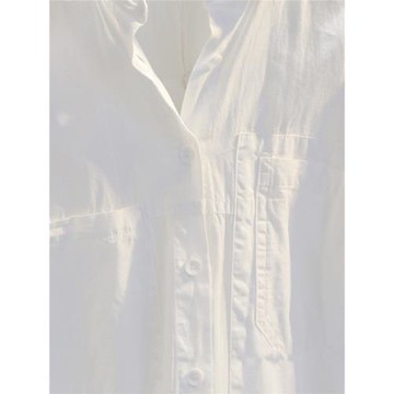 外貿出口意大利尾單原單撤柜余單2025白色純棉薄款襯衫女韓范上衣