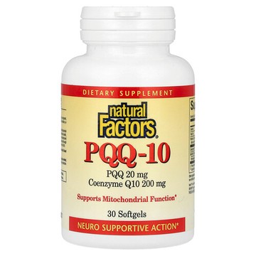 Natural Factors, PQQ-10，30 粒軟凝膠