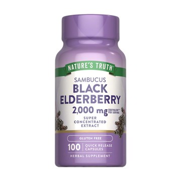 [Nature's Truth綠萃淨] 接骨木濃縮膠囊 (100粒/瓶)-接骨木濃縮膠囊