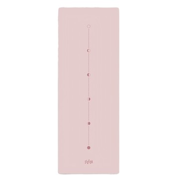 SIGEDN 頂級PU標準型乾濕止滑天然橡膠正位線瑜珈墊 3.5kg  180cm x 66cm x 5mm  蜜粉  1個