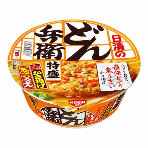 日清食品 どん兵衛 特盛かき揚げ天ぷらうどん カップ 138g ×12 メーカー直送