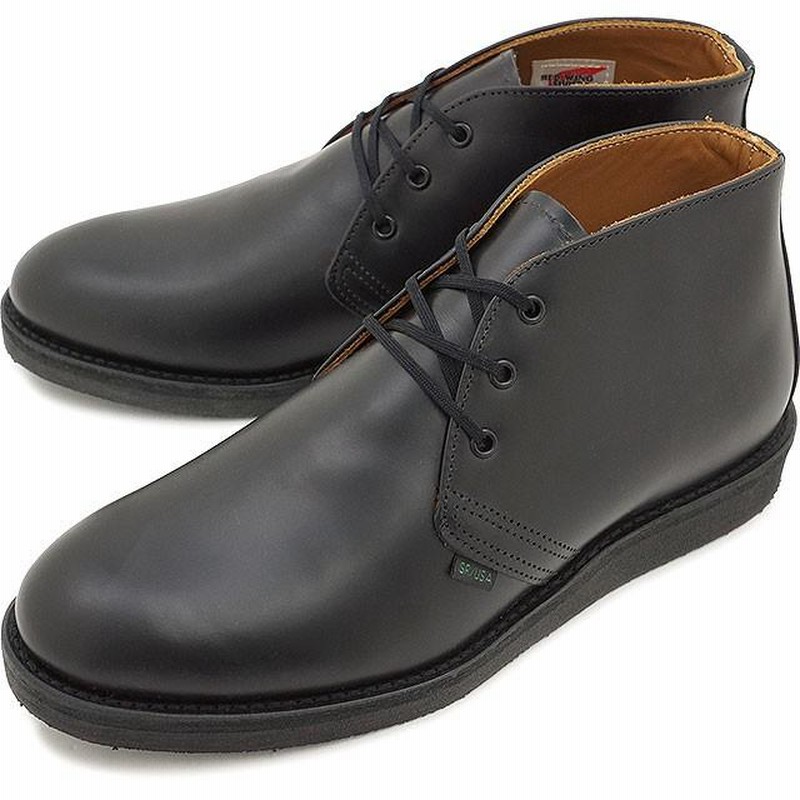 返品交換送料無料 レッドウィング ポストマン チャッカブーツ REDWING 9196 POSTMAN CHUKKA BLACK CHAPARRAL  靴 | LINEブランドカタログ