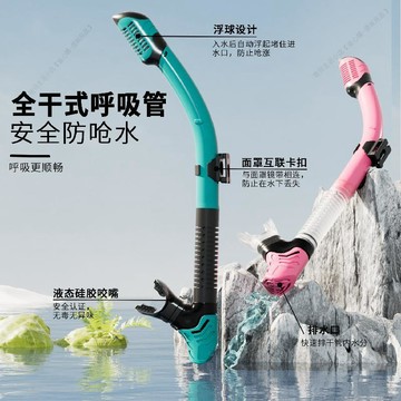 【臺灣出貨】潛水浮潛三寶套裝成人潛水鏡高清呼吸乾式防霧面鏡游泳面罩裝備