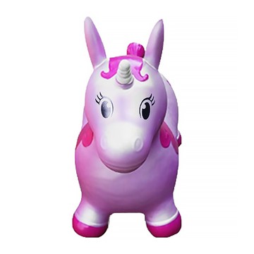 Banseok Sports 兒童動物造型跳跳球 獨角獸  1個  紫色