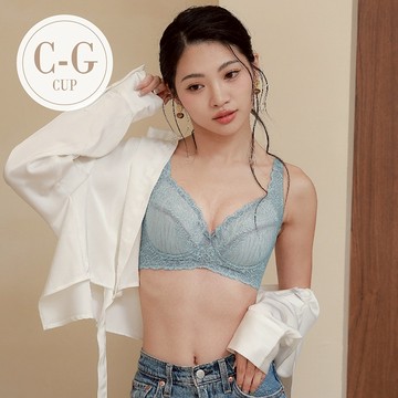 伊黛爾【大罩杯】薄棉罩杯 台灣製 蕾絲內衣 全罩式包覆 女內衣 提托 收副乳 機能內衣 內衣 #6692