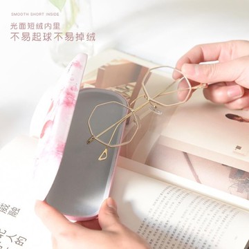 眼鏡盒女小清新創意簡約收納盒