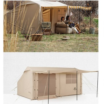 巨安戶外111111129nh戶外的豪宅 亙-air 挪客亙12y棉布充氣帳篷小屋充氣帳(免搭建