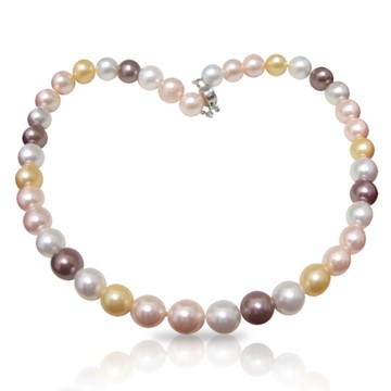 【小樂珠寶】隨性俏麗女孩-3A南洋深海貝珍珠項鍊