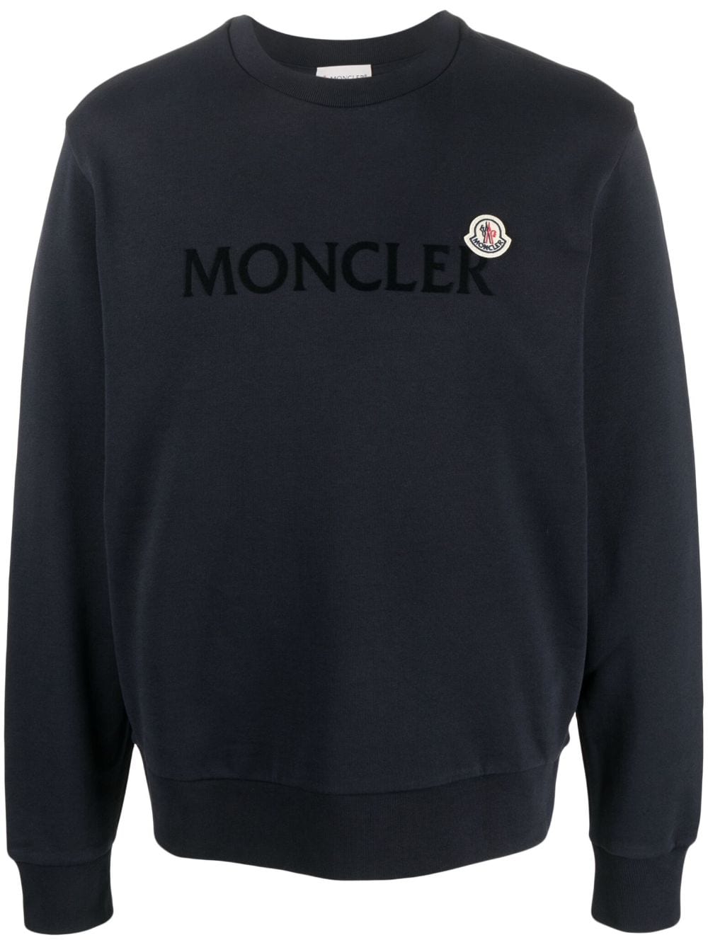 【希少】 MONCLER Logo cotton jersey sweatshirt スウェット MONCLER Logo-Appliquéd Cotton-Jersey Sweatshirt for Men | MR