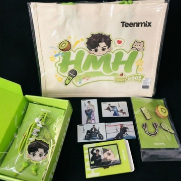 💕限時爆殺💕【官方正品】Teenmix天美意侯明昊聯名限定周邊禮盒 Q版托特包小