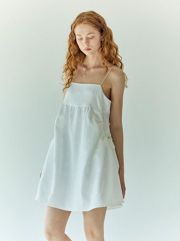 Pocket Sherring Ribbon One-Piece_3color