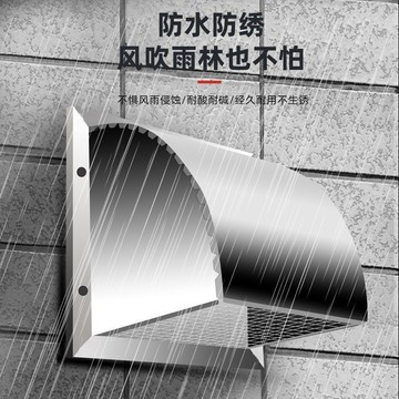 🌟台灣暢銷🌟不鏽鋼304防風 防雨罩風 機外牆通風口風帽 201進氣口過濾風罩