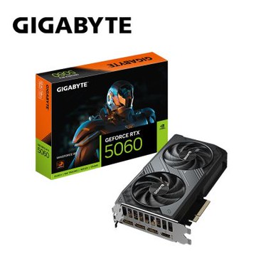 技嘉 RTX5060 WINDFORCE 8G 顯示卡+羅技 MK240 NANO 無線滑鼠鍵盤組