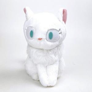 真愛日本 宮崎駿 吉卜力 魔女宅急便 白貓莉莉 極棉柔 手玉娃 娃娃 布偶 玩偶