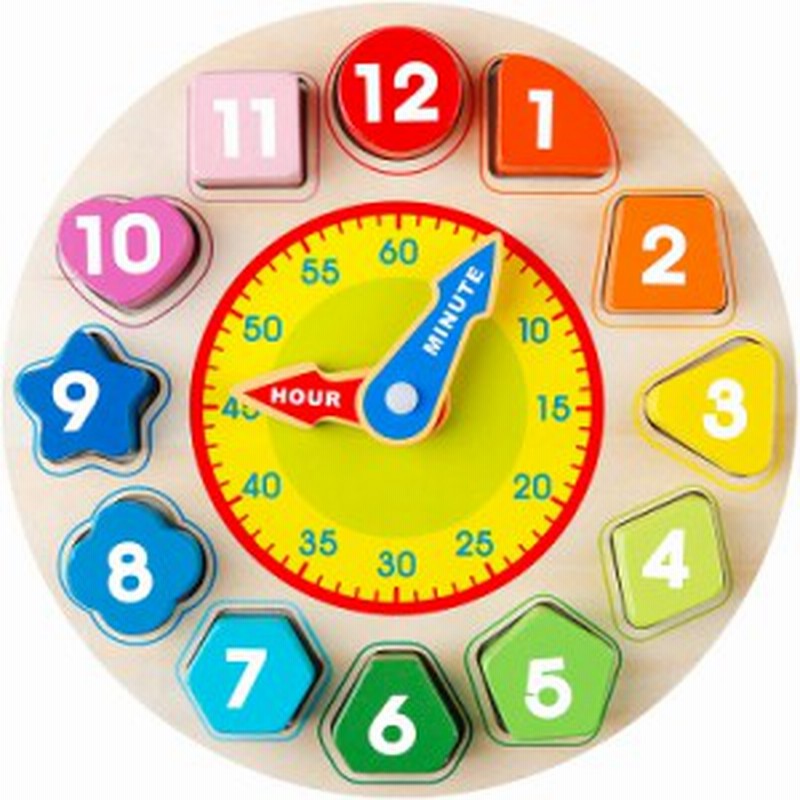 木製 時計 教育玩具 1 3歳 並行輸入品 Coogam Wooden Shape Color Sorting Clock 通販 Lineポイント最大1 0 Get Lineショッピング