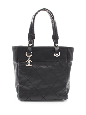 CHANEL Pre-Owned - 2010-2011 Paris-Biarritz PM tote bag - women - Canvas - One Size - Black