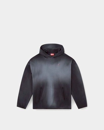 DIESEL 漸層長袖連帽上衣 - S