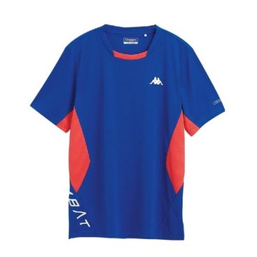 KAPPA義大利 時尚舒適型男KOOL DRY吸濕排汗衫 寶藍 柿紅 白A072-0542-5