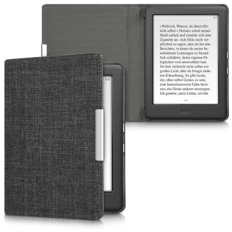 kwmobile 対応: Kobo Glo HD Touch 2.0 用 ケース 布 電子書籍カバー オートスリープ reader