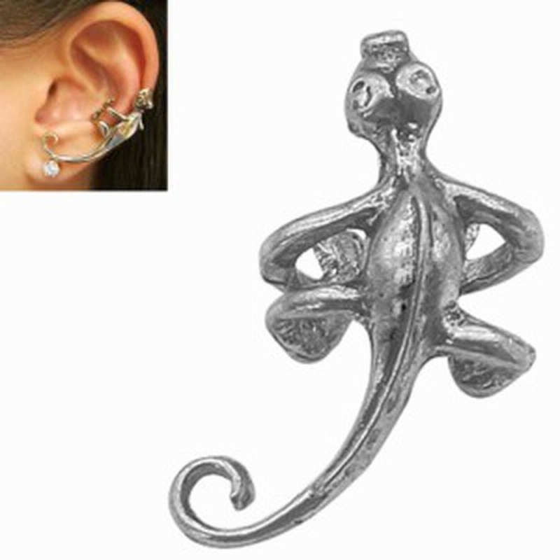 カメレオンイヤーカフ 1個販売 片耳分 リザード トカゲ 蜥蜴 イヤリング イヤークリップ フェイクピアス 耳 軟骨 メンズ レディース 穴あ 通販 Lineポイント最大get Lineショッピング