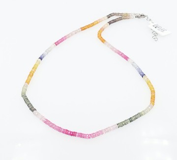 寶麗金珠寶-天然彩色藍寶石項鍊