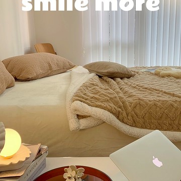 冬季加厚牛奶珊瑚絨毛毯兒童午睡小毯子羊羔絨辦公室單人沙發蓋毯