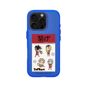 iPhone 16 Pro Clear 激光藍 - 排球少年 Haikyu!! - 音駒貼紙包設計款