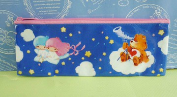 【震撼精品百貨】Little Twin Stars KiKi&LaLa 雙子星小天使 筆袋 彩虹熊 震撼日式精品百貨