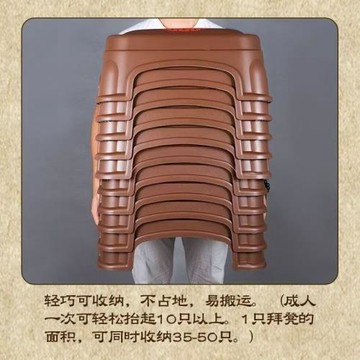 可收納佛前拜墊塑料佛堂拜凳蓮花拜佛凳家用拜佛墊寺廟蒲團跪拜墊