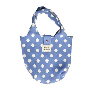 【Maison De Auri】Poche 口袋提包 厚針織 Poche Sky 天藍