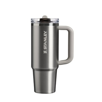 STANLEY 防漏吸管隨手杯 0.88L / 鋼鐵灰